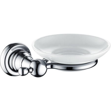 Bristan 1901 Chrome and Ceramic Soap Dish