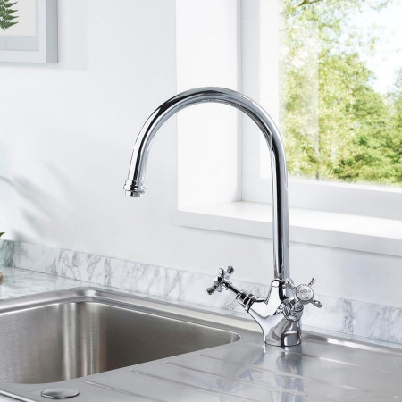 N SNK EF C Bristan 1901 Easyfit Sink Mixer in Chrome Lifestyle
