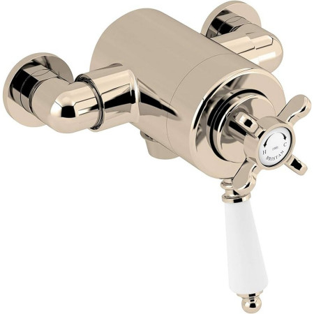 N2 CSHXVO G Bristan 1901 Exposed Dual Control Bottom Outlet Gold Shower Valve