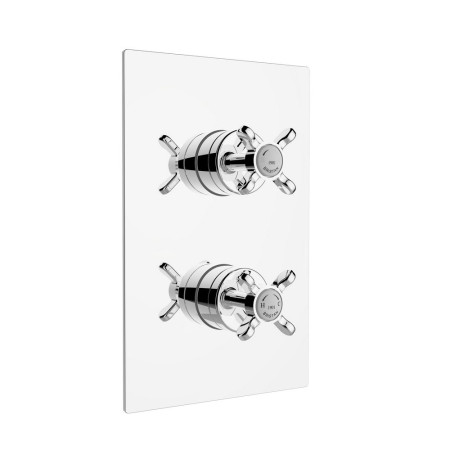 Bristan 1901 Recessed Thermostatic Dual Control Chrome Shower Valve
