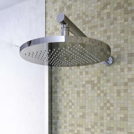 FHC ABRD01 C Bristan ABS 200mm Round Fixed Shower Head Chrome Lifestyle