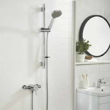 AE2 SHXAR C Bristan Acute2 Thermostatic Chrome Exposed Shower Switched Off