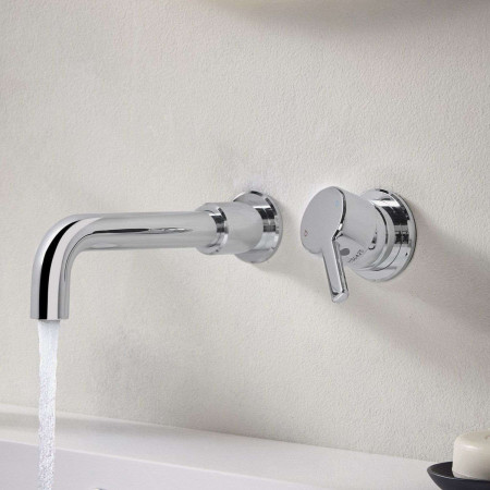 AL2THWMBASC Bristan Altum 2TH Wall Mounted Basin Mixer in Chrome Lifestyle