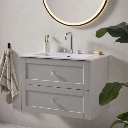 AL3THBASC Bristan Altum 3TH Basin Mixer in Chrome Bathroom Setting