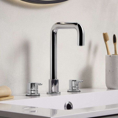 AL3THBASC Bristan Altum 3TH Basin Mixer in Chrome Lifestyle