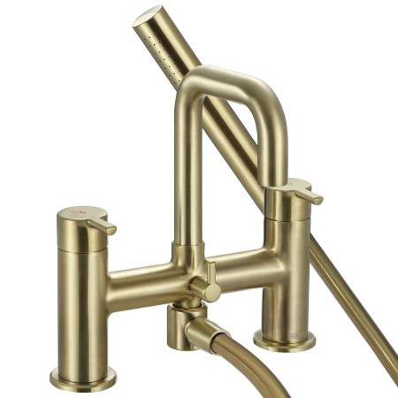 Bristan Altum Bath Shower Mixer in Brushed Brass