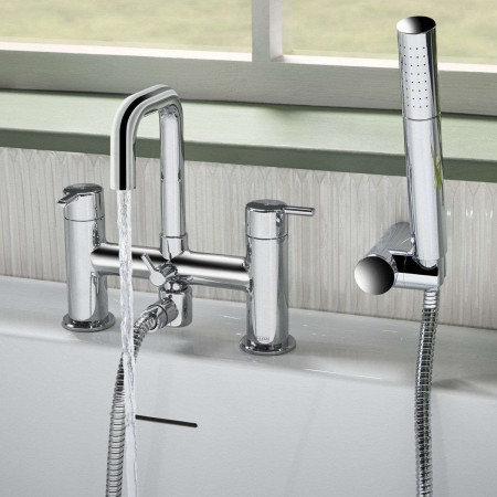 ALBSMC Bristan Altum Bath Shower Mixer in Chrome Bathroom Setting