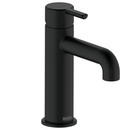 Bristan Altum Eco Start Basin Mixer with Waste in Black