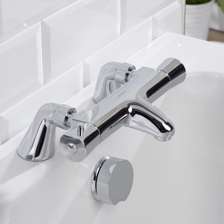 AR2 THBF C Bristan Artisan TMV2 Thermostatic Bath Filler Close Up