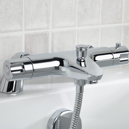 AS2THBSMC Bristan Assure TMV2 Thermostatic Bath Shower Mixer Bathroom Setting