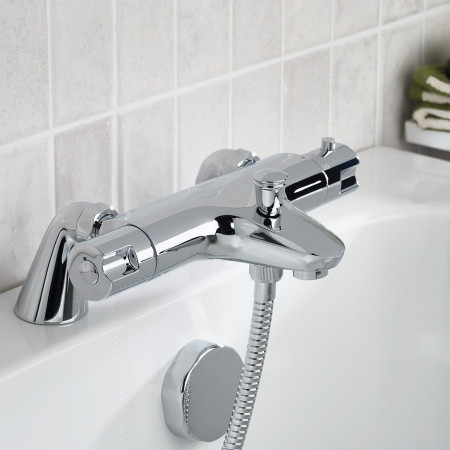 AS2THBSMC Bristan Assure TMV2 Thermostatic Bath Shower Mixer Lifestyle