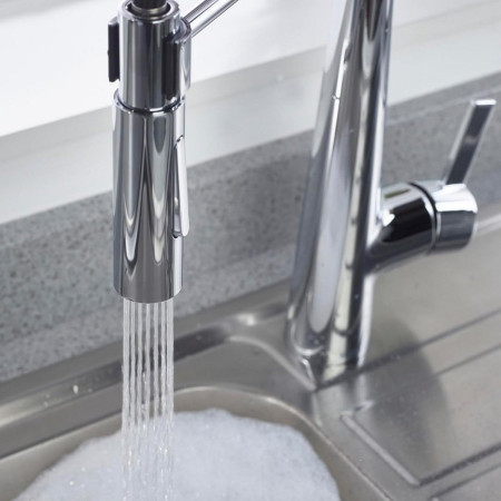 AX PROSNK C Bristan Axia Professional Pull Down Kitchen Sink Mixer Kitchen Setting