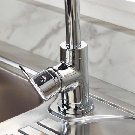 BLB EFSNK C Bristan Blueberry Easyfit Single Lever Sink Mixer Easyfit Base Close Up