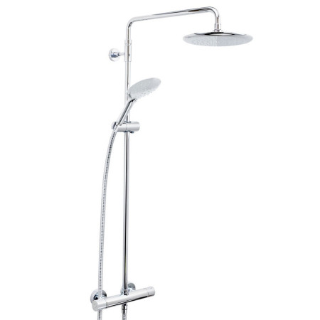 Bristan Carre Thermostatic Shower with Fixed & Adjustable Head