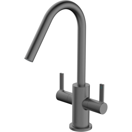Bristan Cashew Easy Fit Twin Lever Gunmetal Sink Mixer