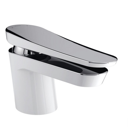 Bristan Claret 1 Hole Bath Filler in White & Chrome