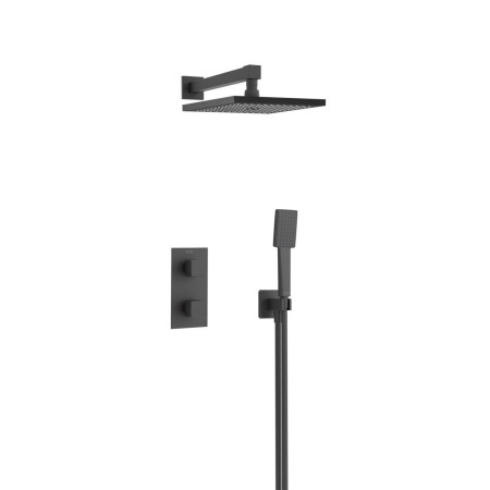 Bristan Cobalt Black Concealed Shower Pack with Fixed Head and Handset