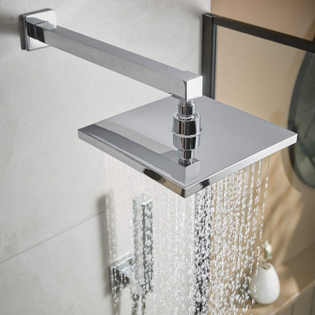 COBALT SHWR PK2 Bristan Cobalt Thermostatic Shower Package Two Fixed Head