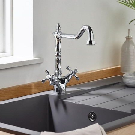 K SNK EF C Bristan Colonial Easyfit Sink Mixer in Chrome Lifestyle