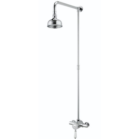 KN2 SHXRR C Bristan Colonial Thermostatic Exposed Traditional Shower with Rigid Riser