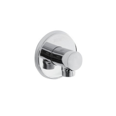 CARM WORD01 C Bristan Contemporary Round Shower Wall Outlet Chrome (1)