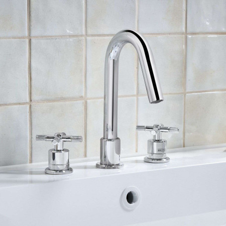 CRU 3TH BAS C Bristan Cruzar 3TH Basin Mixer in Chrome Lifestyle