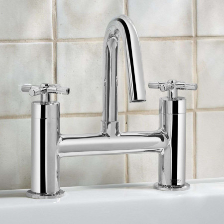 CRU BF C Bristan Cruzar Bath Filler in Chrome Lifestyle