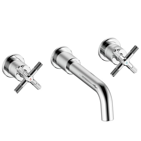 Bristan Cruzar Wall Mounted 3TH Bath Filler in Chrome