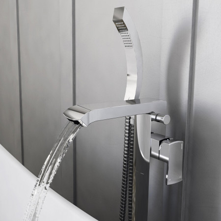 DSC FSBSM C Bristan Descent Floor Standing Bath Shower Mixer Chrome (2)