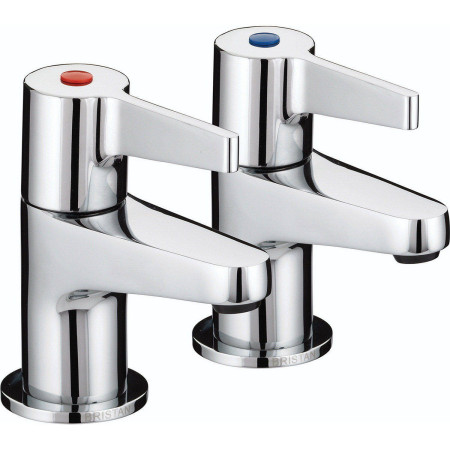 Bristan Design Utility Lever Bath Taps Chrome Plated