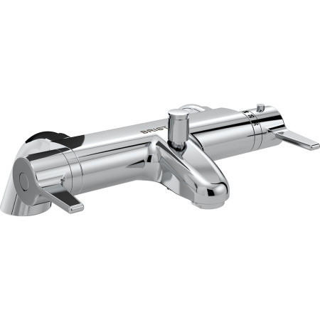 Bristan Design Utility Lever Thermostatic Bath Shower Mixer Chrome Plated