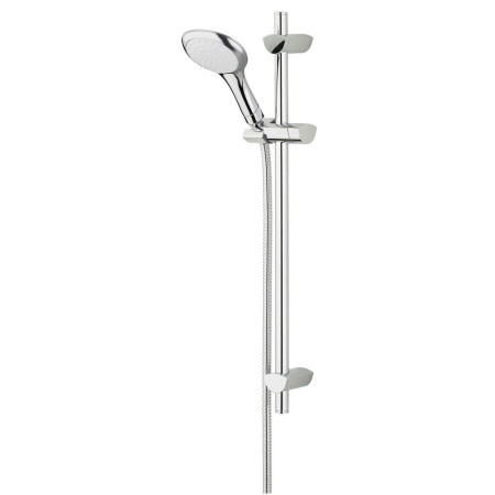 EVC KIT01 2M C Bristan EVO Shower Kit with Large Single Function Handset and 2m Hose Chrome Plated (1)