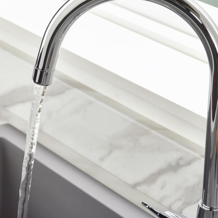EC SNK EF C Bristan Echo Easy Fit Sink Mixer Spout Close Up
