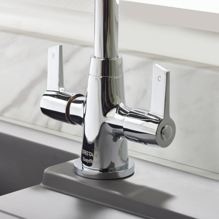 EC SNK EF C Bristan Echo Easy Fit Sink Mixer Lever Handle Detailing