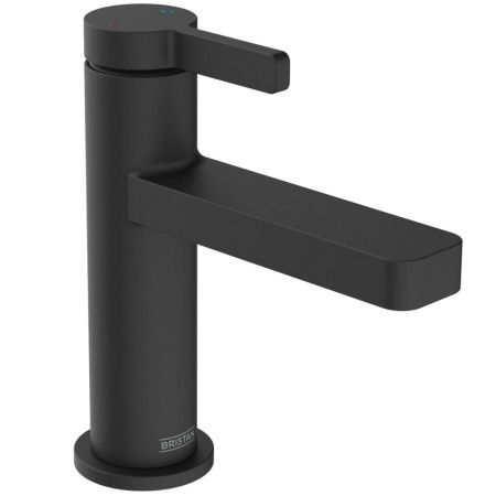 Bristan Elevar Black Basin Mixer with Clicker Waste
