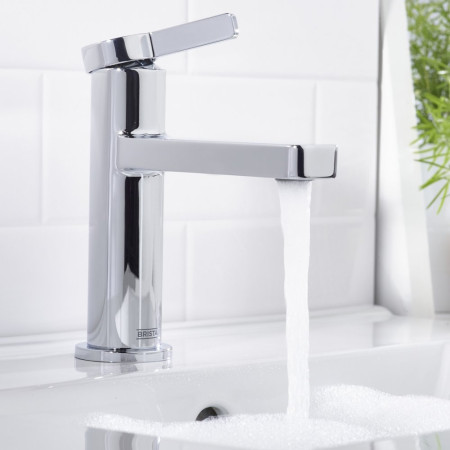 ELEBASC Bristan Elevar Chrome Basin Mixer with Clicker Waste Bathroom Setting