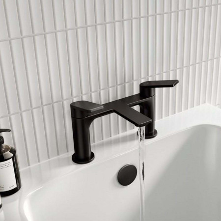 FRM BF BLK Bristan Frammento Bath Filler in Black Lifestyle