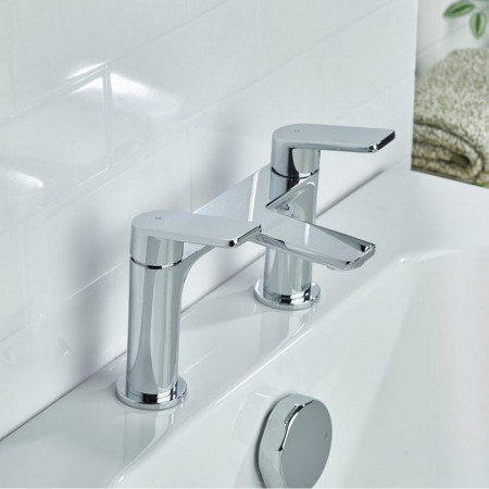 FRM BF C Bristan Frammento Bath Filler in Chrome Lifestyle