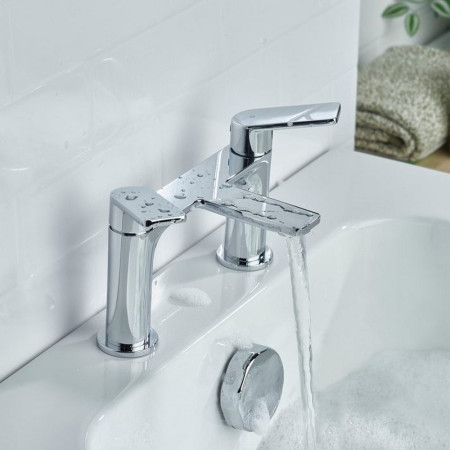 FRM BF C Bristan Frammento Bath Filler in Chrome Switched On