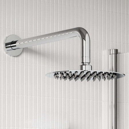 FRAMMENTOSHWRPK Bristan Frammento Concealed Dual Control Shower Pack in Chrome Fixed Head Close Up