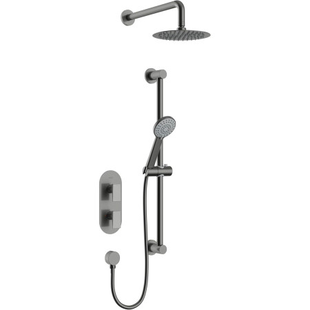 Bristan Frammento Concealed Shower Pack in Gunmetal