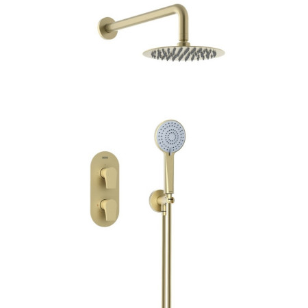 HOURGLASS BB SHWR PK Bristan Hourglass Brushed Brass Concealed Shower Pack
