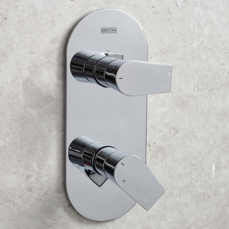 HOURGLASS SHWR PK2 Bristan Hourglass Shower Pack 2 Complete Concealed Valve