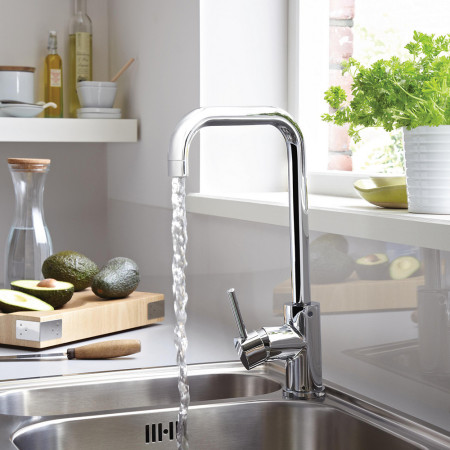 LMNEFSNKC Bristan Lemon Easyfit Single Lever Sink Mixer Lifestyle