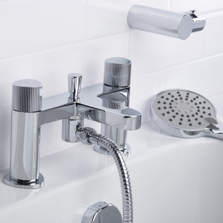 LISBSMC Bristan Liso Chrome Bath Shower Mixer Bathroom Setting