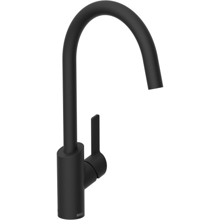 Bristan Maple Easy Fit Single Lever Black Mono Sink Mixer