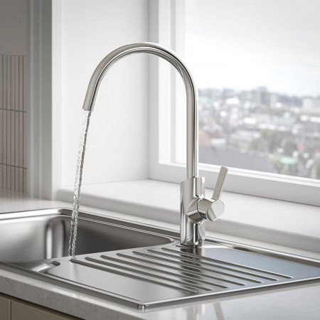MPL EFSNK C Bristan Maple Easy Fit Single Lever Chrome Mono Sink Mixer Lifestyle