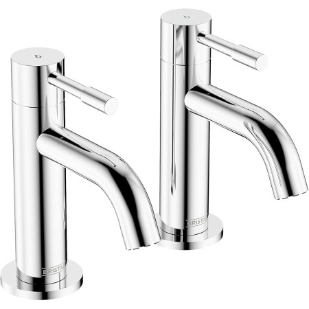 Bristan Mila Basin Pillar Taps Pair Chrome