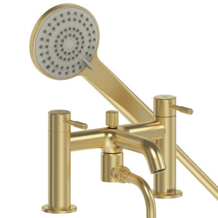 Bristan Molida Bath Shower Mixer in Brushed Brass