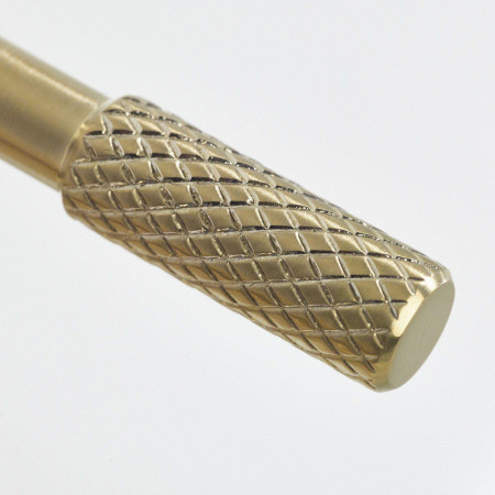 MOL BSM BB Bristan Molida Bath Shower Mixer in Brushed Brass Diamond Kunrling Pattern